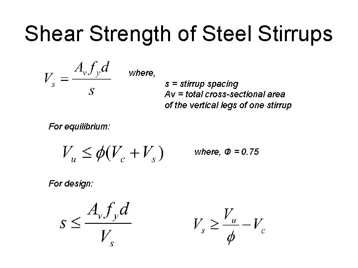 How To Calculate Shear Capacity Of Steel Beam The Best Picture Of Beam