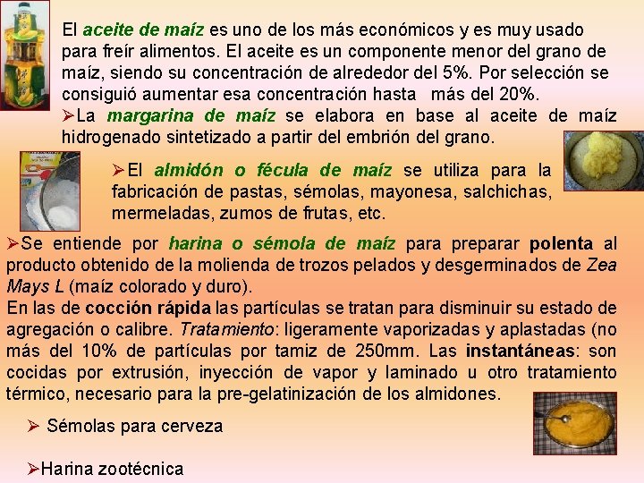 El aceite de maíz es uno de los más económicos y es muy usado