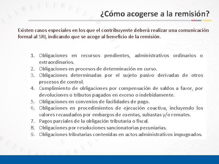 ¿Cómo acogerse a la remisión? Deudas con facilidades de pago, se imputa Existen casos