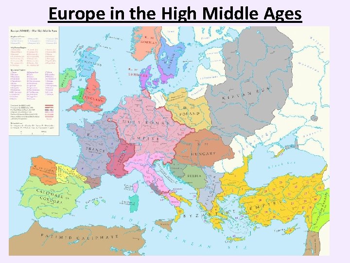 Europe in the High Middle Ages 