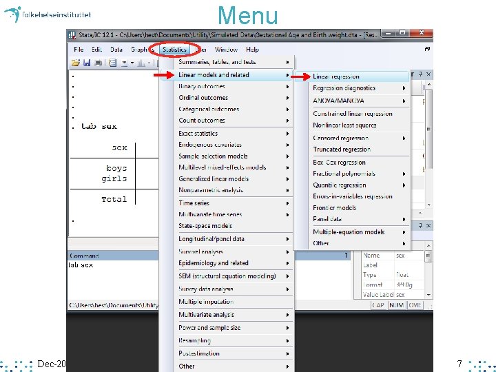 Menu Dec-20 H. S. 7 Menu Dec-20 H. S. 7