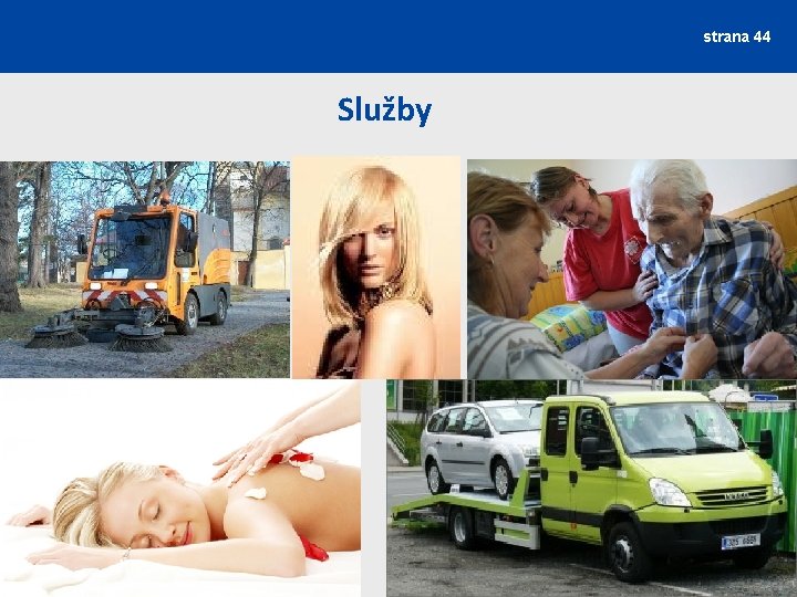 strana 44 Služby 