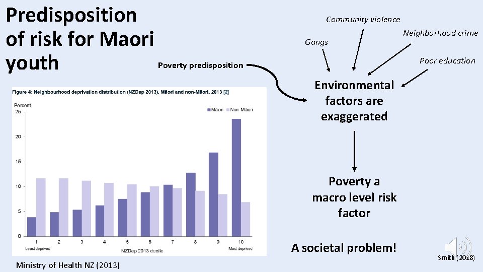Predisposition of risk for Maori Poverty predisposition youth Community violence Gangs Neighborhood crime Poor Predisposition of risk for Maori Poverty predisposition youth Community violence Gangs Neighborhood crime Poor