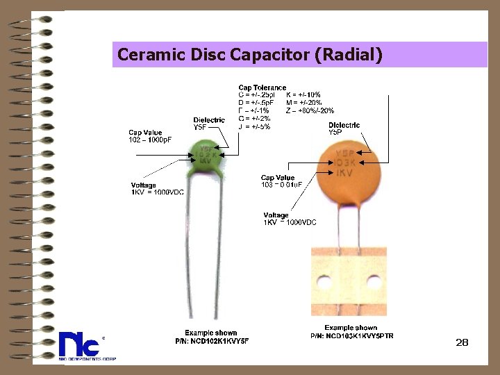 Ceramic Disc Capacitor (Radial) 28 