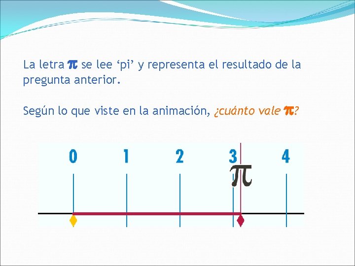 La letra se lee ‘pi’ y representa el resultado de la pregunta anterior. Según