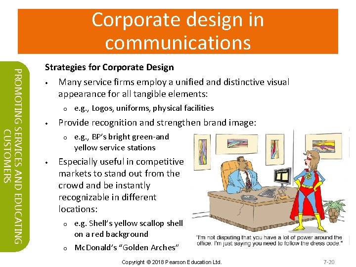 Corporate design in communications PROMOTING SERVICES AND EDUCATING CUSTOMERS Strategies for Corporate Design •