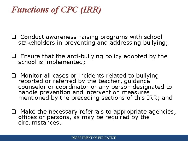 Republic Act Antibullying Act Of 13 And