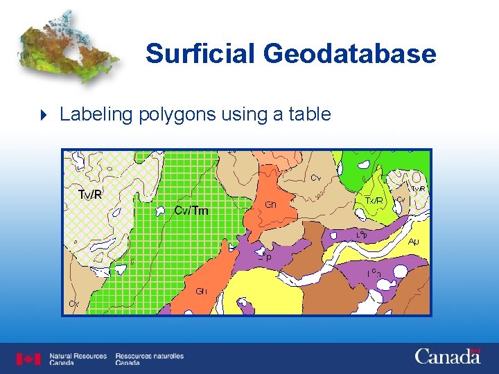 Surficial Geodatabase 4 Labeling polygons using a table 