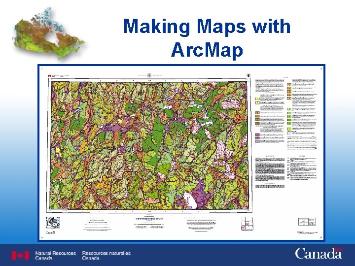 Making Maps with Arc. Map 