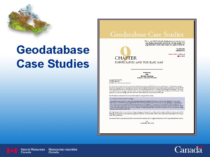 Geodatabase Case Studies 