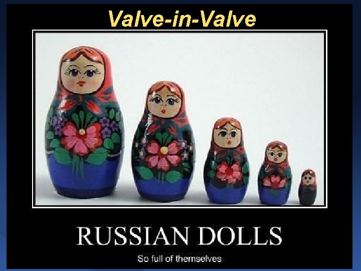 Valve-in-Valve 