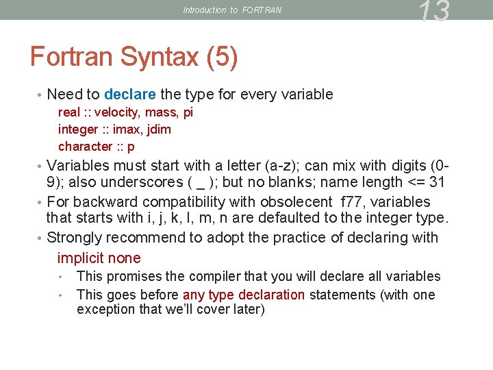 Introduction To Fortran Kadin Tseng Boston University Scientific