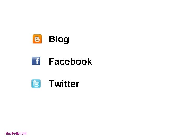 Online Fundraising – How to make it work Blog Facebook Twitter Sue Fidler Ltd
