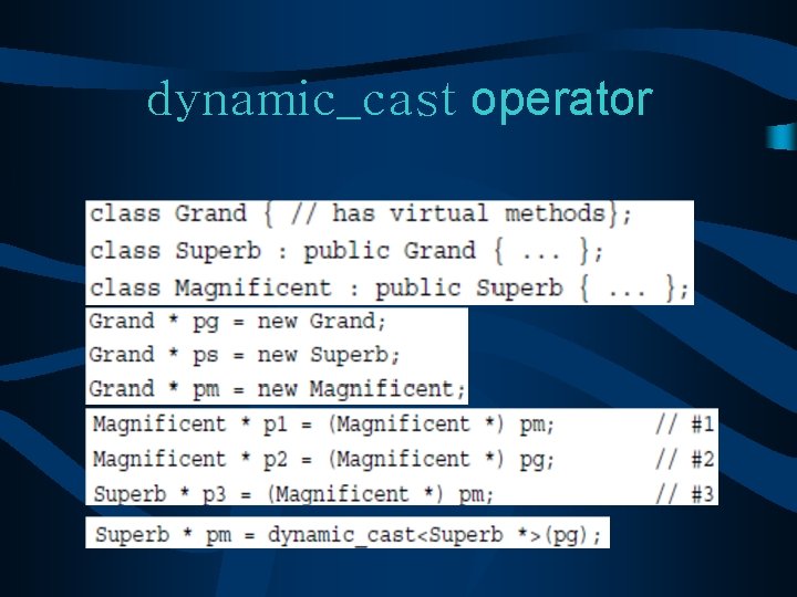 dynamic_cast operator 