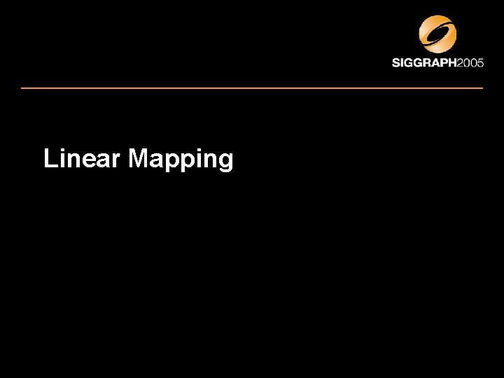 Linear Mapping 