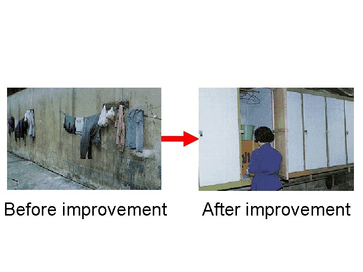 Before improvement After improvement Before improvement After improvement