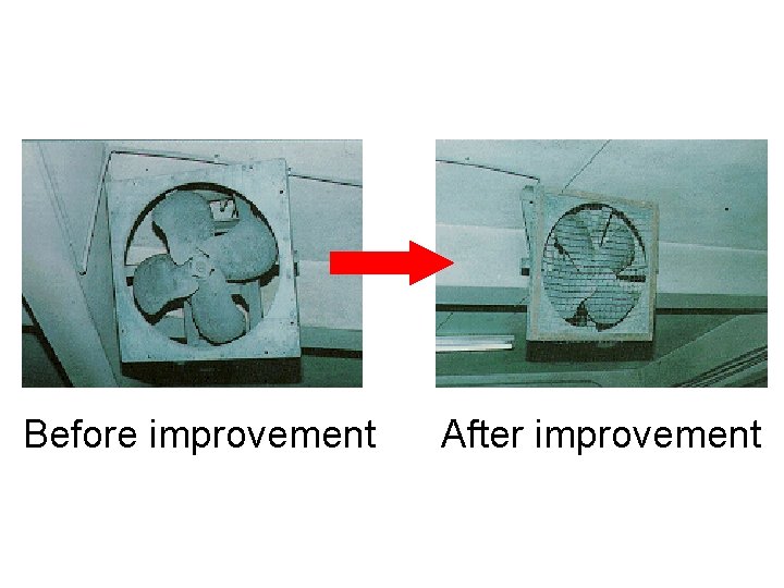 Before improvement After improvement Before improvement After improvement