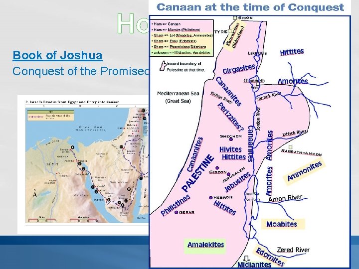 Holy War Book of Joshua Conquest of the Promised Land 