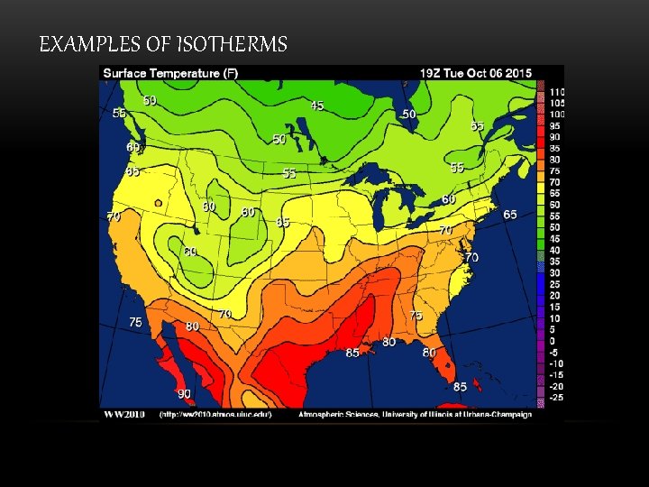 EXAMPLES OF ISOTHERMS 