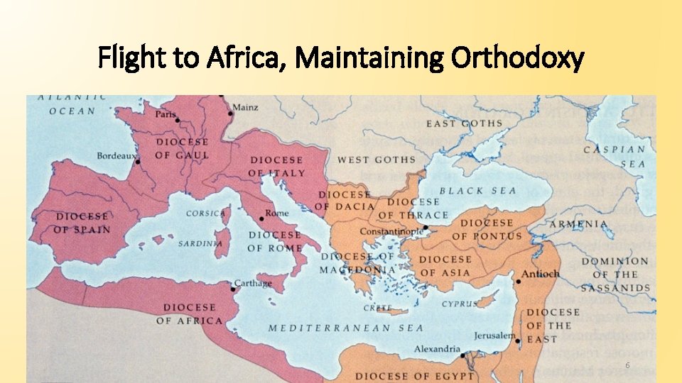 Flight to Africa, Maintaining Orthodoxy 6 