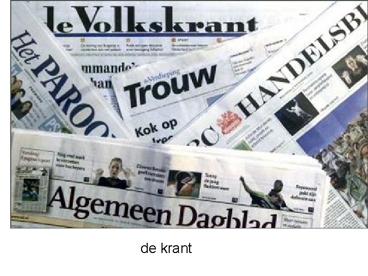 de krant 