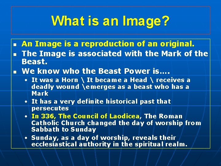 What is an Image? n n n An Image is a reproduction of an What is an Image? n n n An Image is a reproduction of an