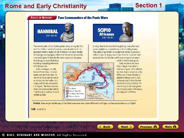 Rome and Early Christianity Section 1 