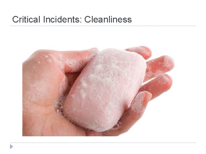Critical Incidents: Cleanliness 