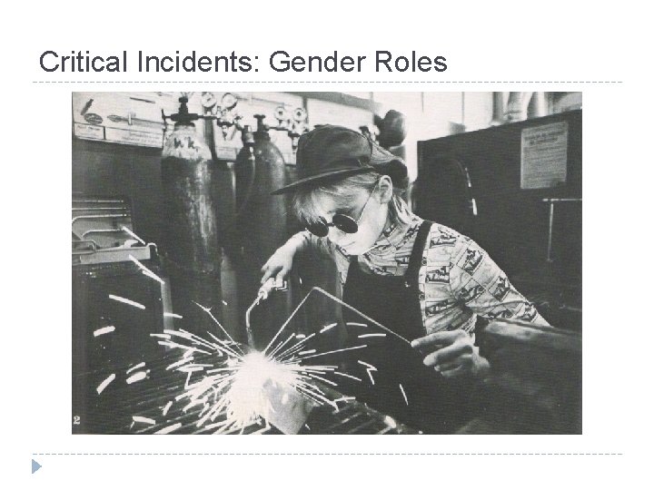 Critical Incidents: Gender Roles 