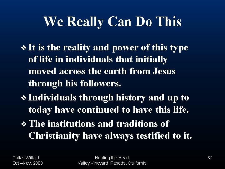 We Really Can Do This ❖ It is the reality and power of this We Really Can Do This ❖ It is the reality and power of this