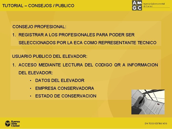 TUTORIAL – CONSEJOS / PUBLICO CONSEJO PROFESIONAL: 1. REGISTRAR A LOS PROFESIONALES PARA PODER