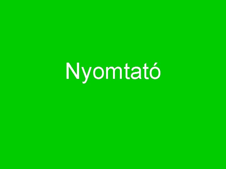 Nyomtató 