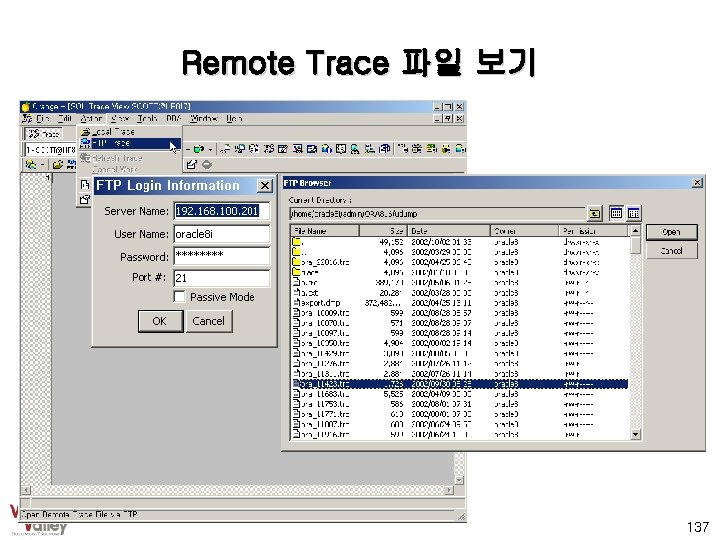Remote Trace 파일 보기 137 