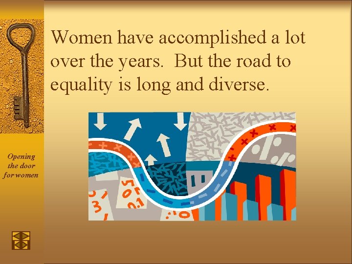 Women have accomplished a lot over the years. But the road to equality is