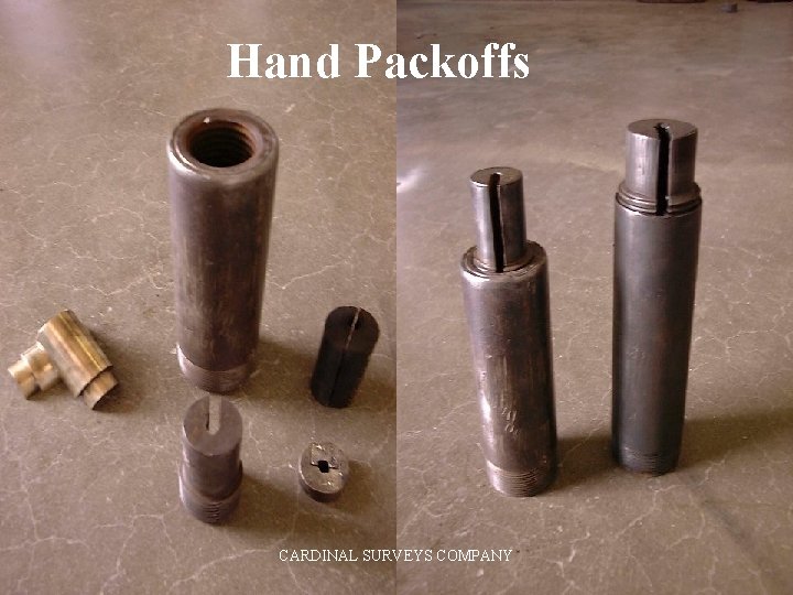 Hand Packoffs CARDINAL SURVEYS COMPANY 