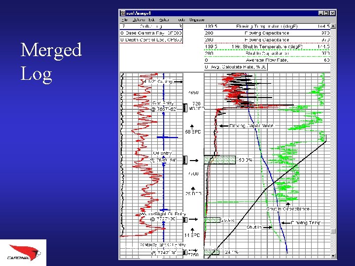 Merged Log CARDINAL SURVEYS COMPANY 