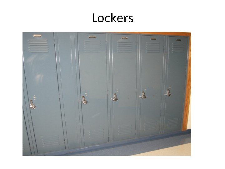 Lockers 