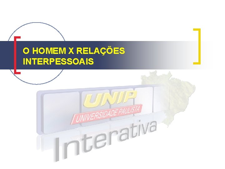 O HOMEM X RELAÇÕES INTERPESSOAIS 