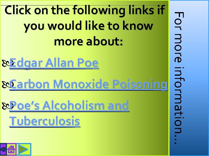  Edgar Allan Poe Carbon Monoxide Poisoning Poe’s Alcoholism and T u be r