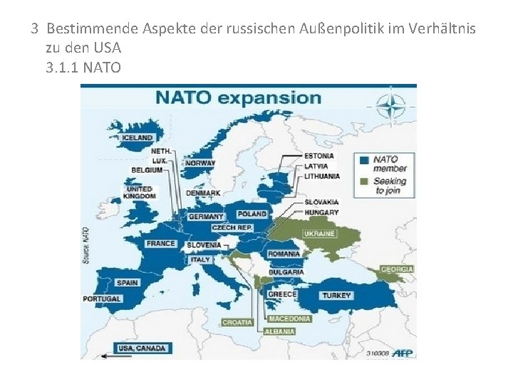 3 Bestimmende Aspekte der russischen Außenpolitik im Verhältnis zu den USA 3. 1. 1