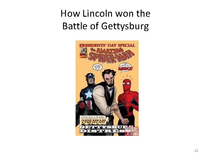 How Lincoln won the Battle of Gettysburg 61 