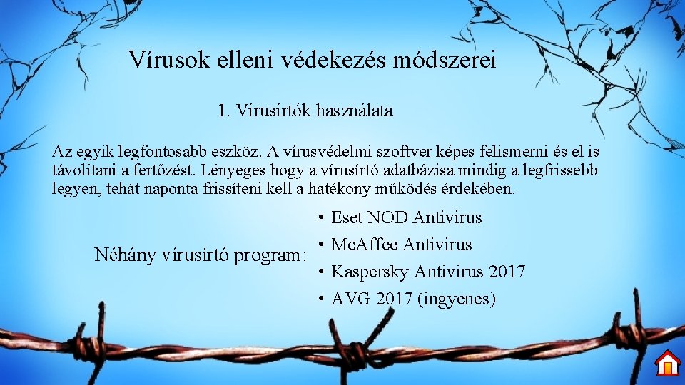 férgek elleni védekezés módszerei