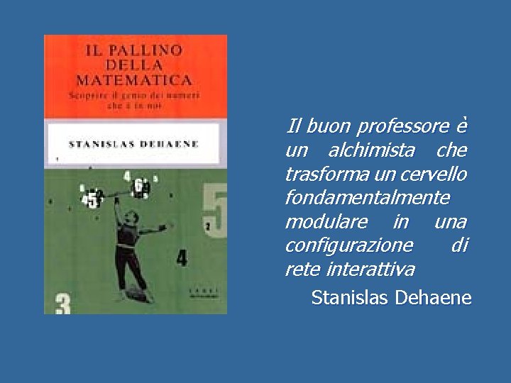 Il buon professore è un alchimista che trasforma un cervello fondamentalmente modulare in una