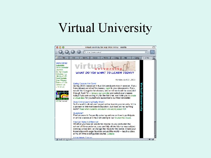 Virtual University 