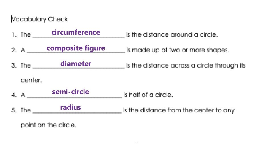 circumference composite figure diameter semi-circle radius 35 