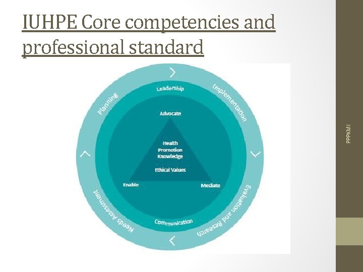 PPPKMI IUHPE Core competencies and professional standard 