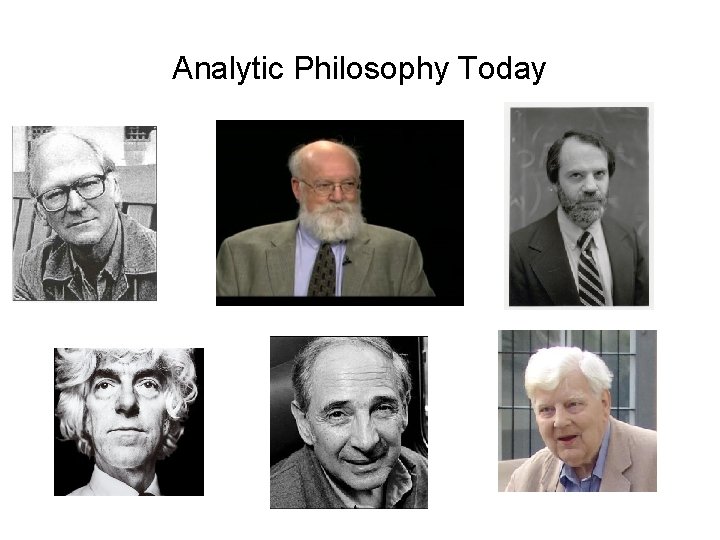 Analytic Philosophy Today 