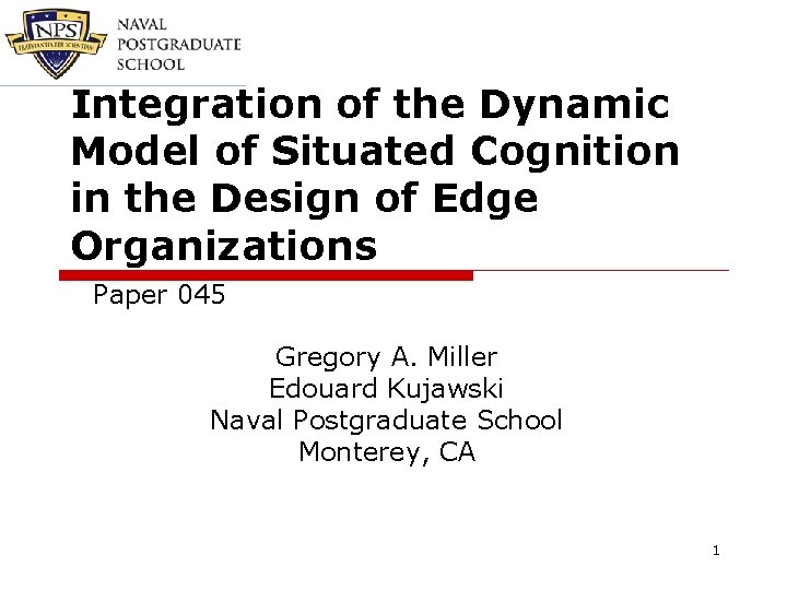 Integration of the Dynamic Model of Situated Cognition in the Design of Edge Organizations
