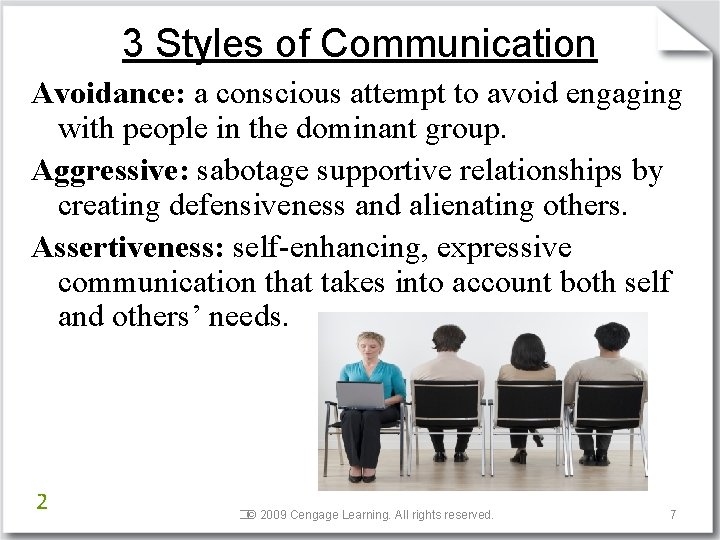 3 Styles of Communication Avoidance: a conscious attempt to avoid engaging with people in 3 Styles of Communication Avoidance: a conscious attempt to avoid engaging with people in