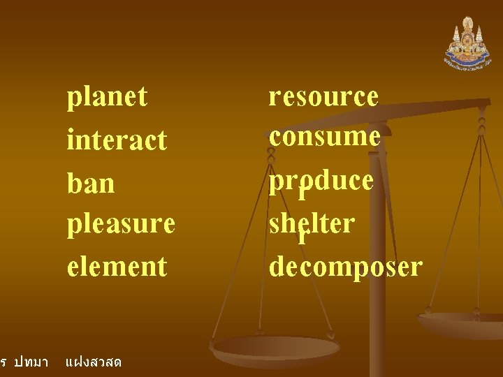 คร ปทมา planet interact ban pleasure element แฝงสวสด resource consume produce r shelter r คร ปทมา planet interact ban pleasure element แฝงสวสด resource consume produce r shelter r